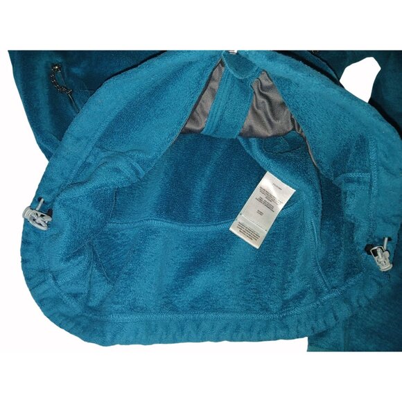 Mountain Hardwear Womens Blue Green Pyxis Fleece Jacket Zip  Jacket Size M - Picture 10 of 15